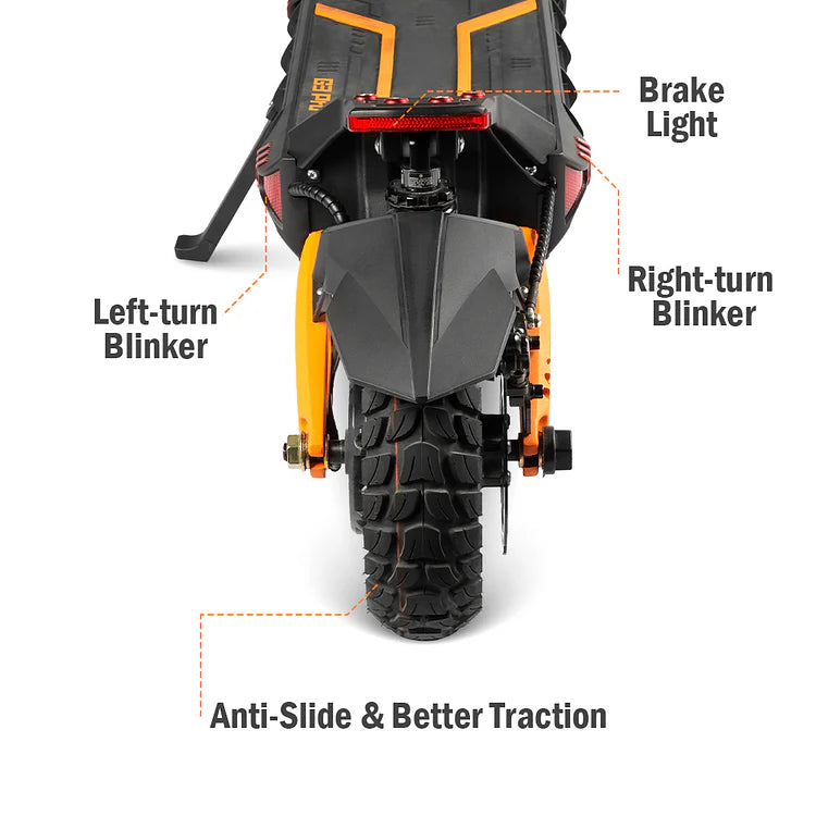 65KM/H All-Terrain Electric Scooter - Off-Road Powerhouse