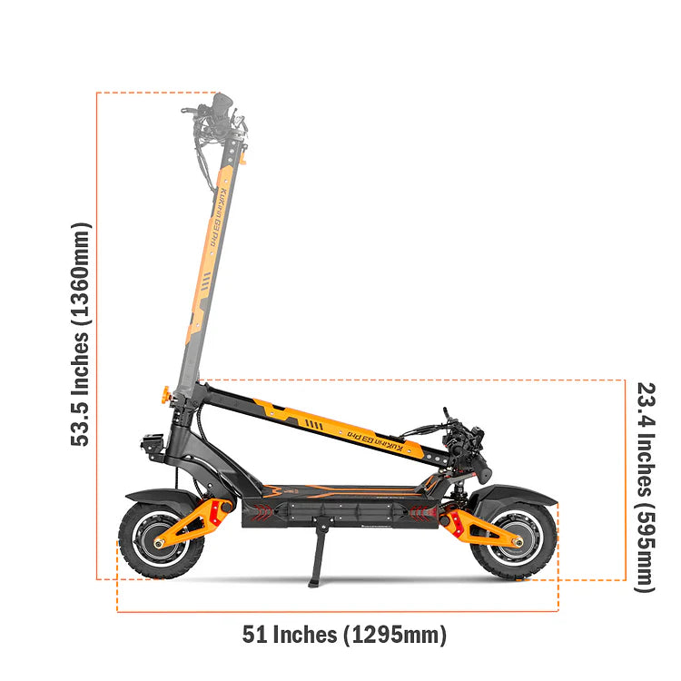 65KM/H All-Terrain Electric Scooter - Off-Road Powerhouse